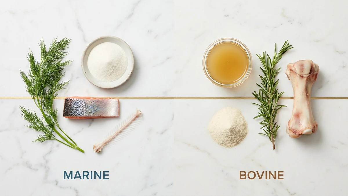 คอลลาเจน Marine vs Bovine — เลือกจากปลาหรือวัว อะไรดีกว่ากัน?