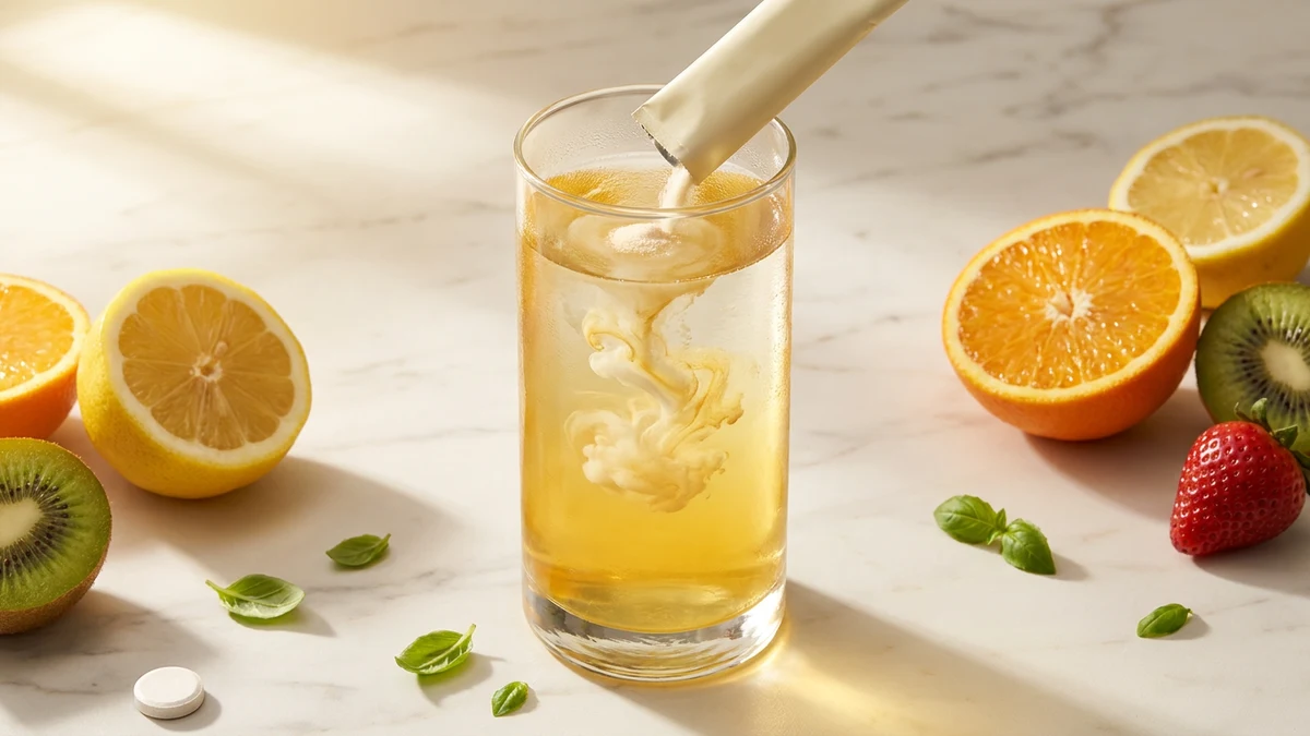 คอลลาเจน + Probiotics — Gut-Skin Axis Connection